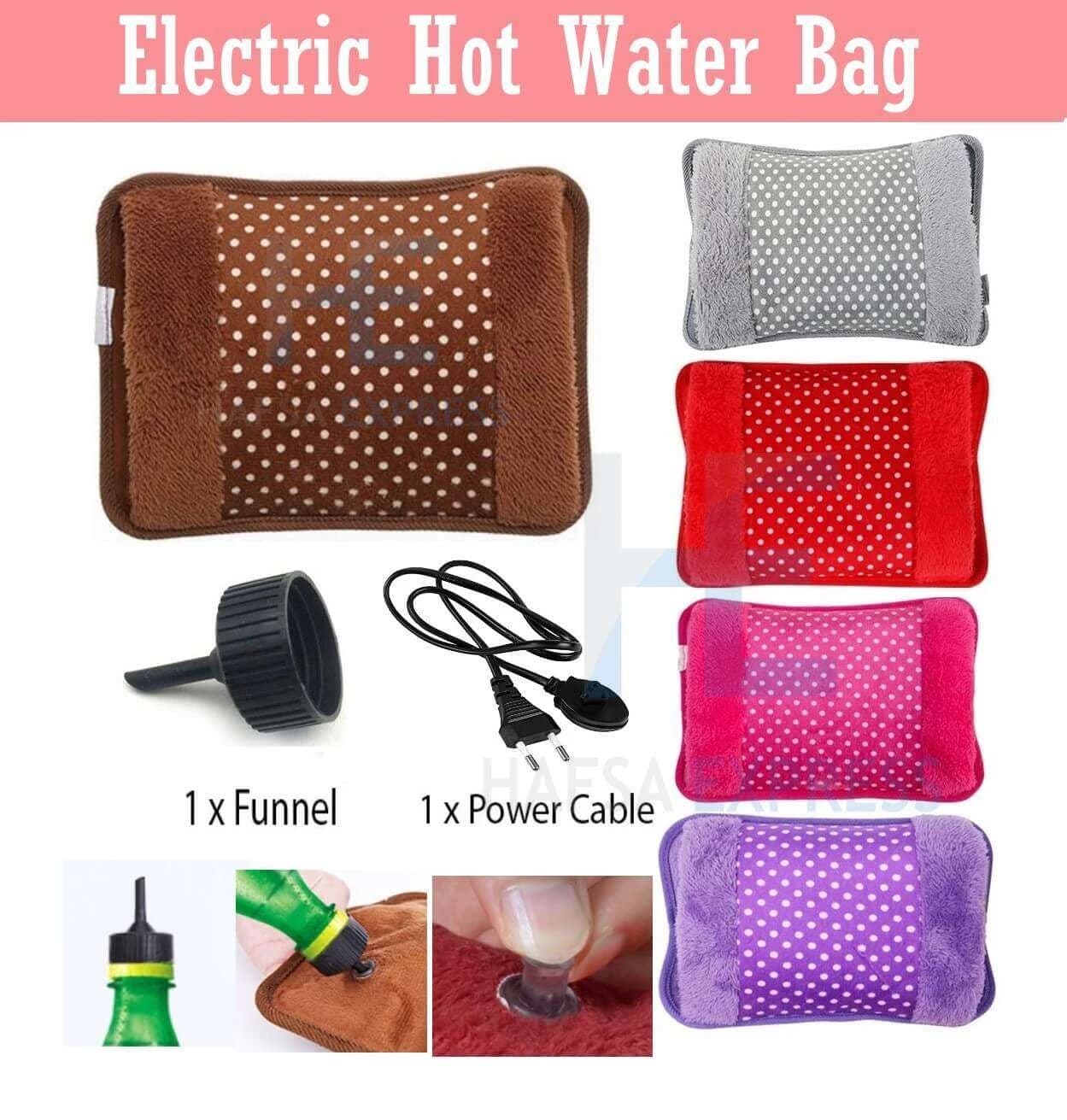 Electric Velvet Heating Pad/Hot Water/Heat Pouch Bag With Gel For Pain Relief Multicolor - Hot Water Bag- 1 Pcs