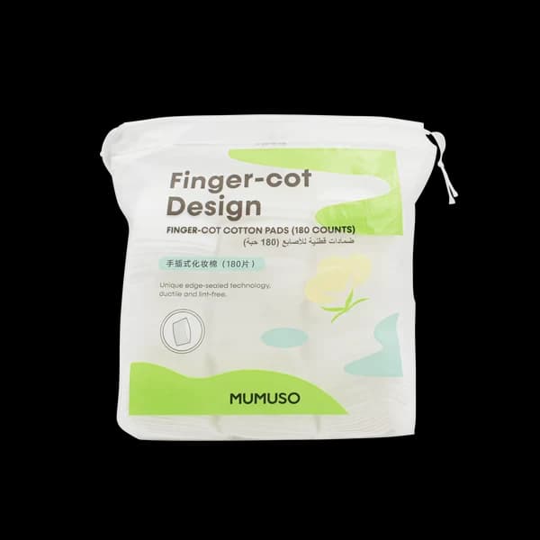 MUMUSO Finger-Cot Cotton Pads (180 Counts)