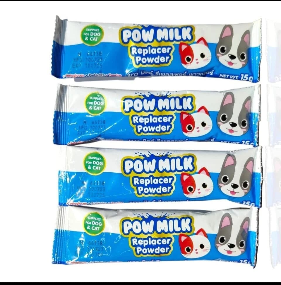 Pow Milk Replacer Powder For Cats & Dogs 1pcs 15gm