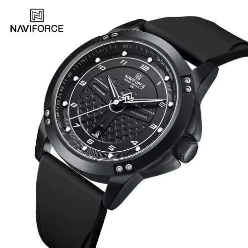 NAVIFORCE 8031 Silicone Belt Men's Watch