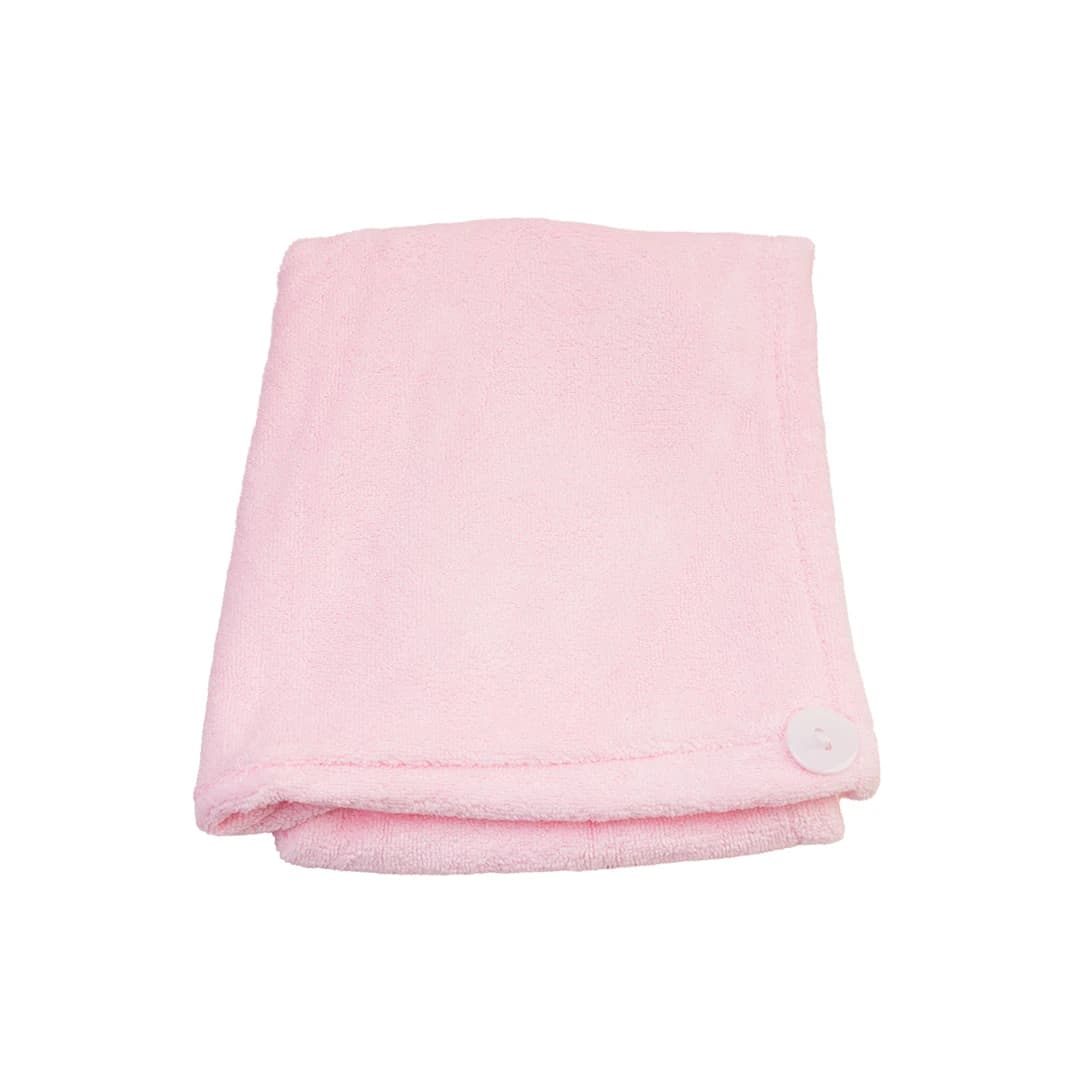Hair Drying Towel-Light Pink