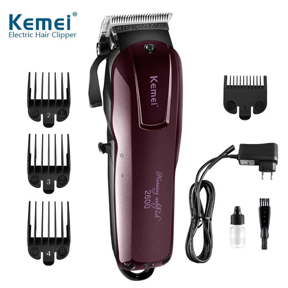 Kemei KM-2600 Professional Cord Cordless Hair Clipper Beard Trimmer