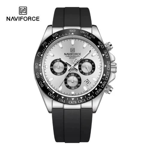 NAVIFORCE 8054 Silicone Band Watch for Men