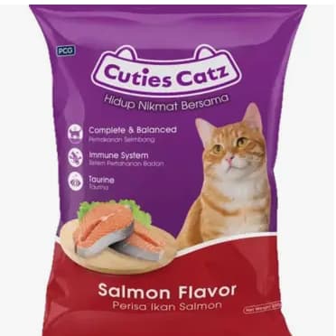 Cuties Catz Salmon 350gm
