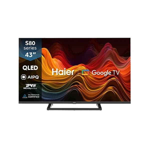 Haier 43 Inch QLED 4K UHD Google TV (H43S80GUX)