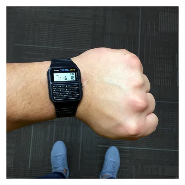 Casio CA-53W-1Z Vintage Calculator Fiber Belt Men's Watch