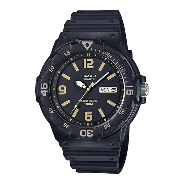 Casio Youth Day Date Resin Belt Watch MRW-200H-1B3VDF