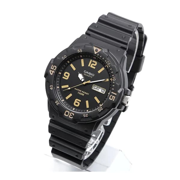 Casio Youth Day Date Resin Belt Watch MRW-200H-1B3VDF