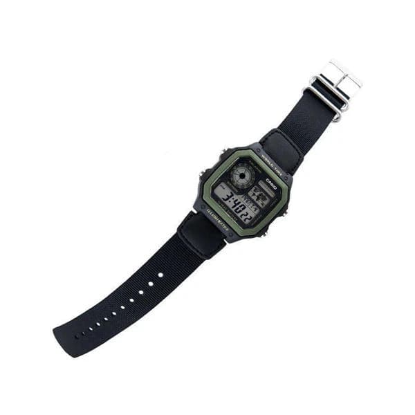 Casio AE-1200WHB-1BVDF World Time Men’s Watch