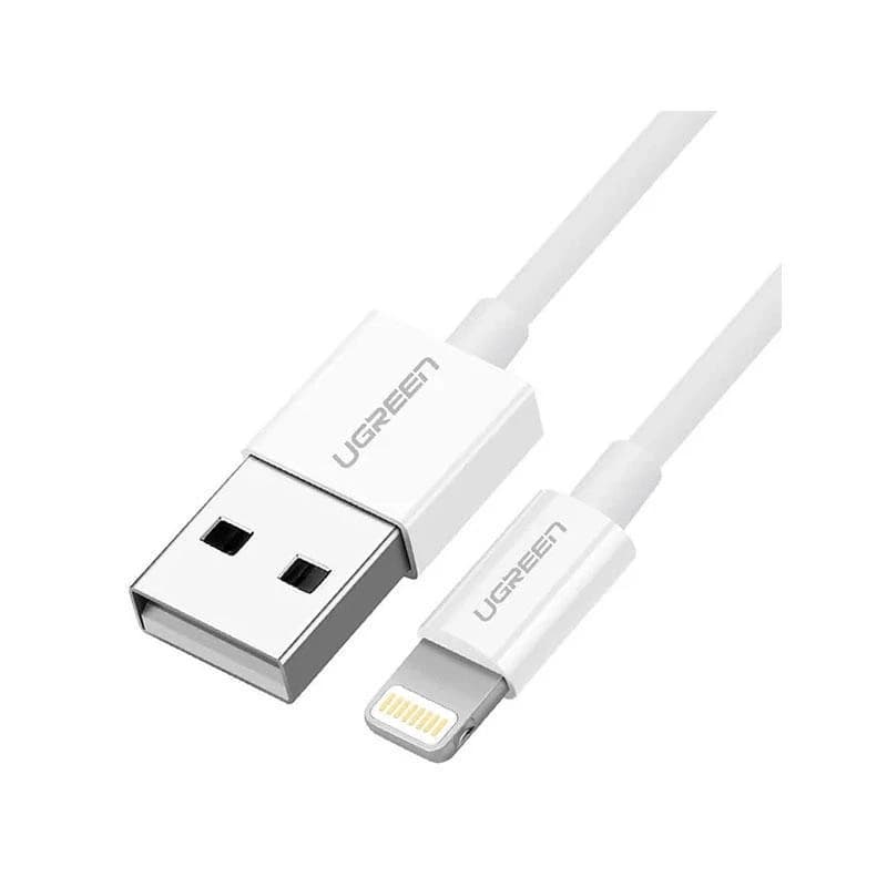 UGREEN USB-A Male to Lightning Male Cable Nickel Plating ABS Shell 1m