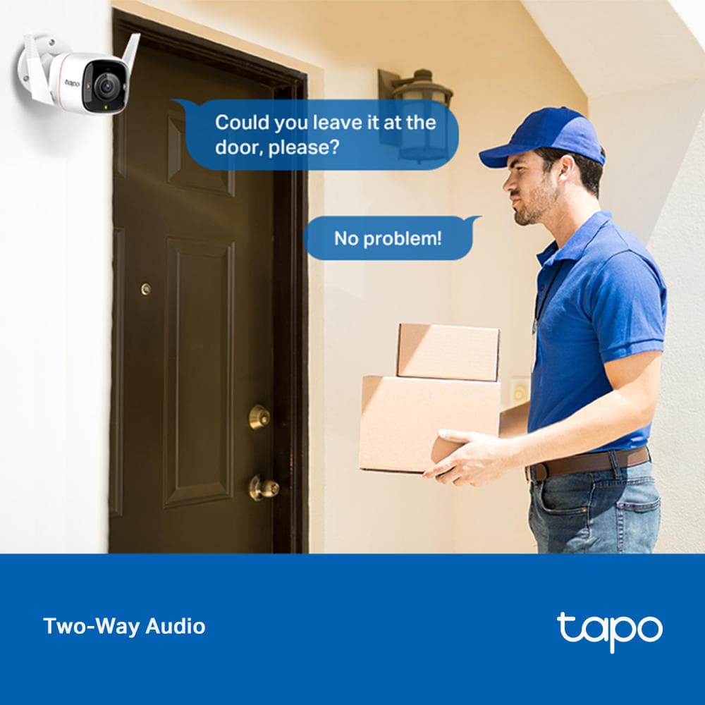 TAPO C320WS 4MP Outdoor Security WiFi Full-Color Night Vision Camera
