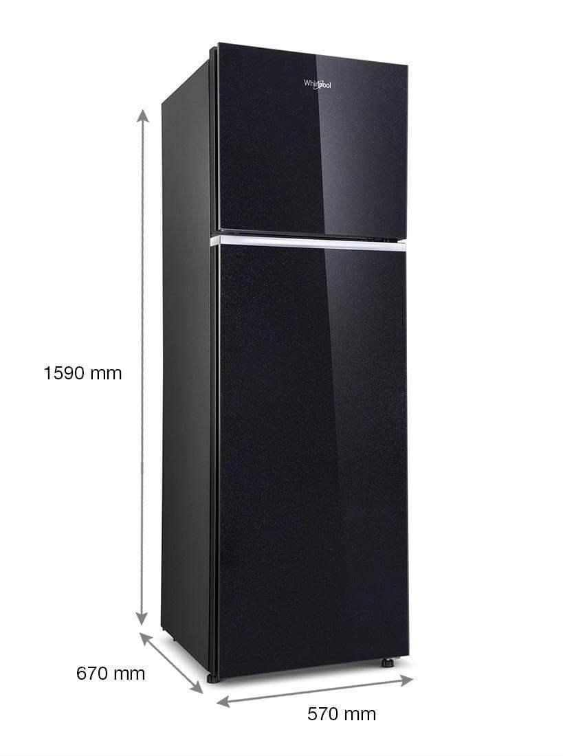 Whirlpool Neofresh Inverter Refrigerator | INV 278GD ( Crystal Black ) | 265L