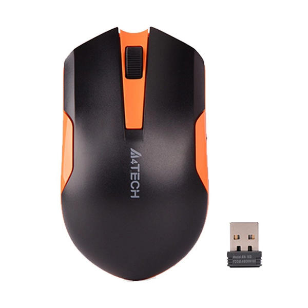 Picture of A4 Tech G3-200/200N Black & Orange Wireless Mouse