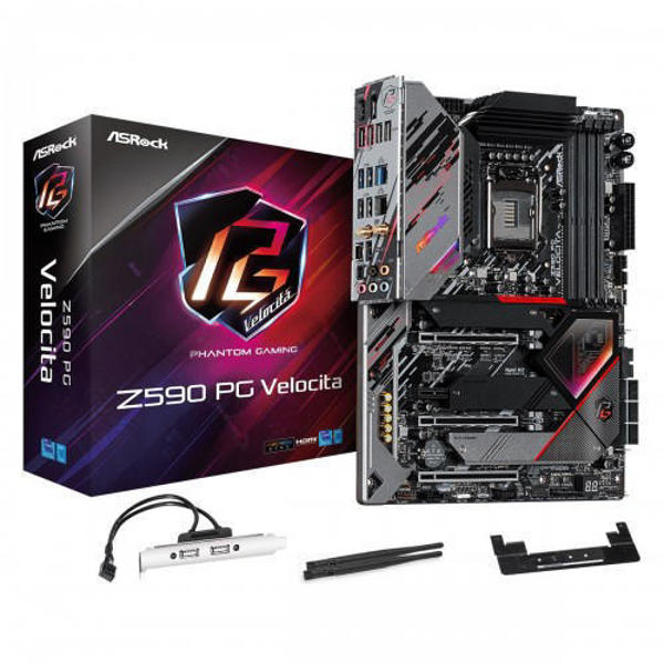 Picture of ASRock Z590 PG Velocita 10th and 11th Gen ATX Motherboard