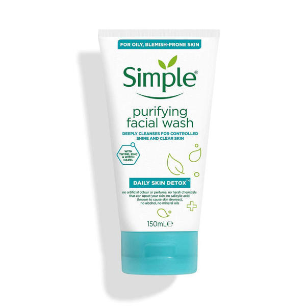 Picture of Simple Daily Skin Detox Purifying Face Wash 150ml