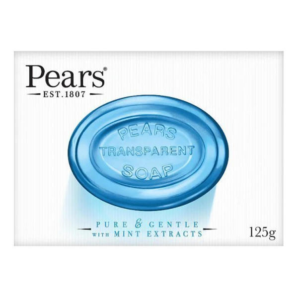Picture of Pears Transparent  Soap Pure and Gentle with Mint Extracts 125gm