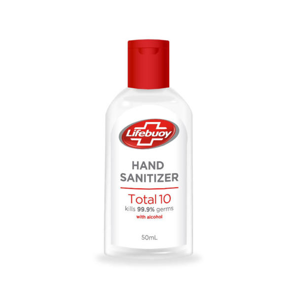 Picture of Lifebuoy Antibacterial Hand Sanitizer Total 10 Fliptop 50ml