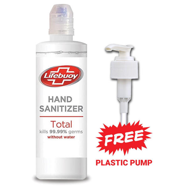 Picture of Lifebuoy Antibacterial Hand Sanitizer Total 10 Fliptop 500ml, Plastic Pump Free