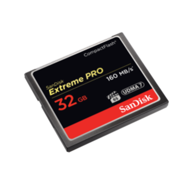 Picture of SANDISK 32GB COMPACT FLASH CARD EXTREME PRO # SDCFXPS-032G-X46