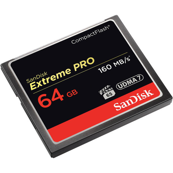 Picture of SanDisk Compact Flash Card 64 GB EXTREME PR
