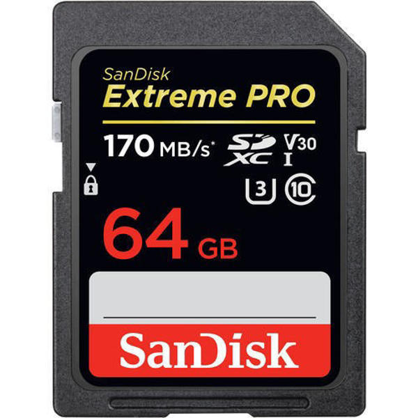 Picture of SanDisk SD Card Extreme PRO 64GB SDXC