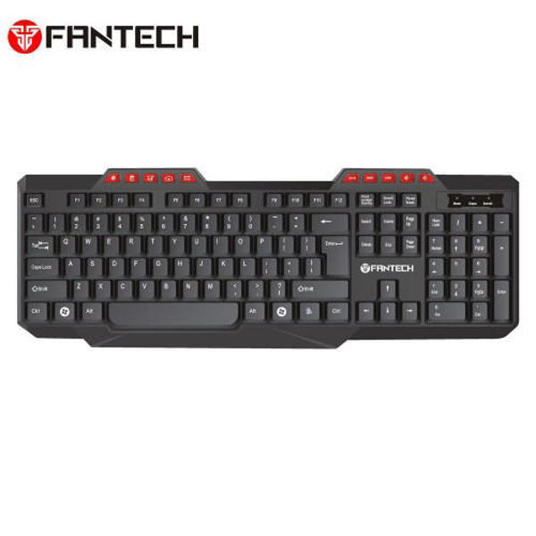 Picture of Fantech K210 Silent Multimedia USB Office Use Keyboard Black