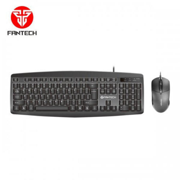 Picture of Fantech KM100 USB Keyboard Mouse Combo Black