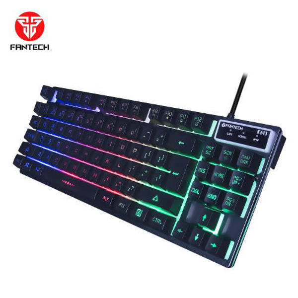 Picture of Fantech K613 (With Out Num Pad) Fighter TKL || Gaming Keyboard Black