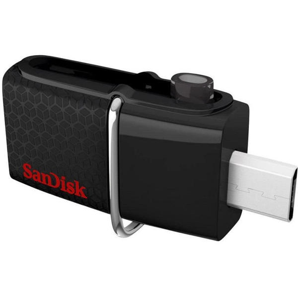 Picture of SanDisk 32GB Ultra Dual USB 3.0, Micro-USB, OTG- Enabled Mobile Disk Drive