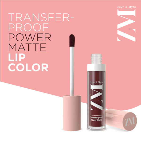 Picture of Zayn & Myza Transfer-Proof Power Matte Lip Color - Royal Maroon-6ml