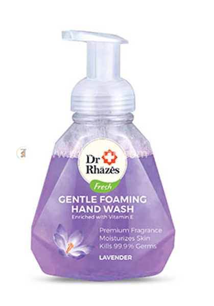 Picture of Dr. Rhazes Gentle Foaming Hand Wash Bottle – Lavender - 300ml
