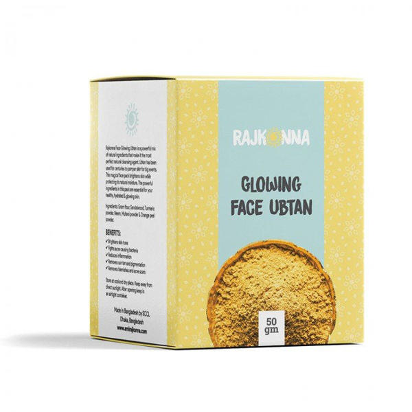 Picture of Rajkonna glowing face ubtan - 50gm
