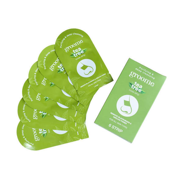 Picture of GROOME TEA TREE PURIFYING & DEEP CLEANSING NOSE STRIPS (MONTHLY PACK) 6pcs Origin PRC