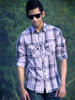 Picture of Multi color check  cotton casual shirt by Ritzy (Long Sleeve)