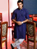 Picture of Navy Blue Men’s Panjabi by Ritzy (Kabli Shaped)