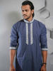Picture of Embroidery designed Grey Panjabi for Men by Ritzy