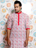 Picture of White all over printed Panjabi for Men by Ritzy
