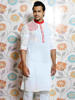 Picture of White Screen printed Panjabi for Men by Ritzy