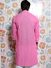 Picture of Pink Screen printed Panjabi for Men by Ritzy