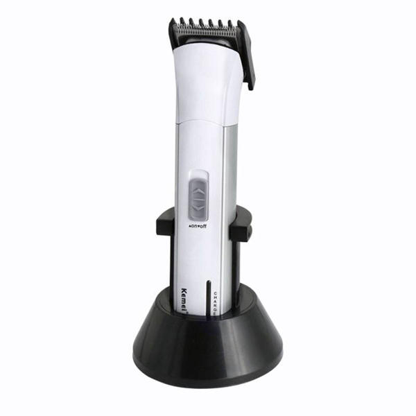 Picture of Kemei KM-2599 Rechargeable Beard Trimmer & Hair Clipper Black For Men