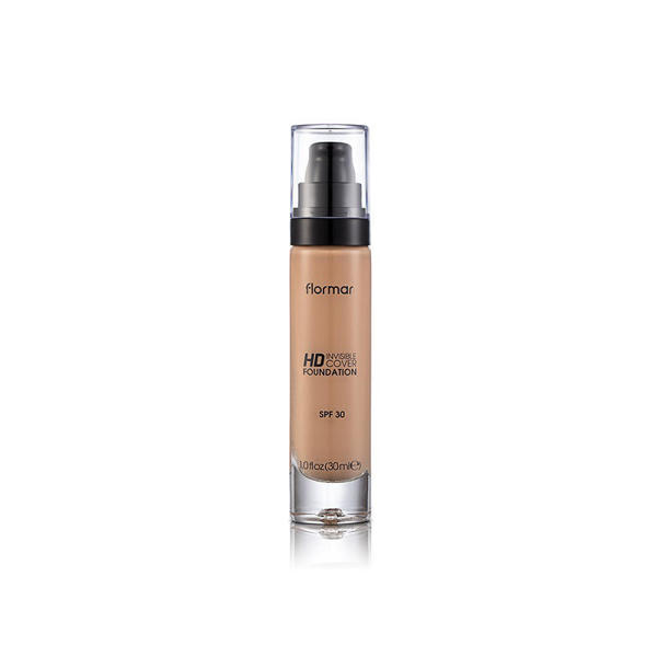 Picture of Invisible Cover HD Foundation Flormar# 100: Medium Beige