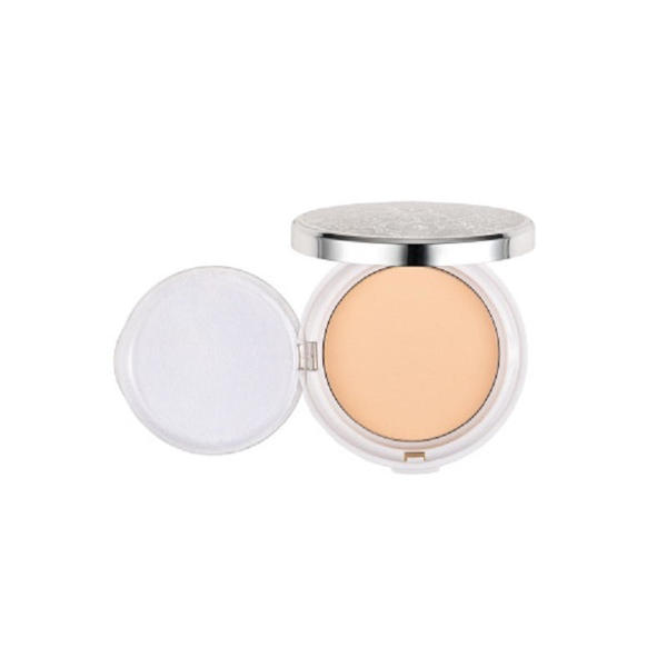 Picture of Satin Touch Compact Powder Flormar# 02: Light Ivory