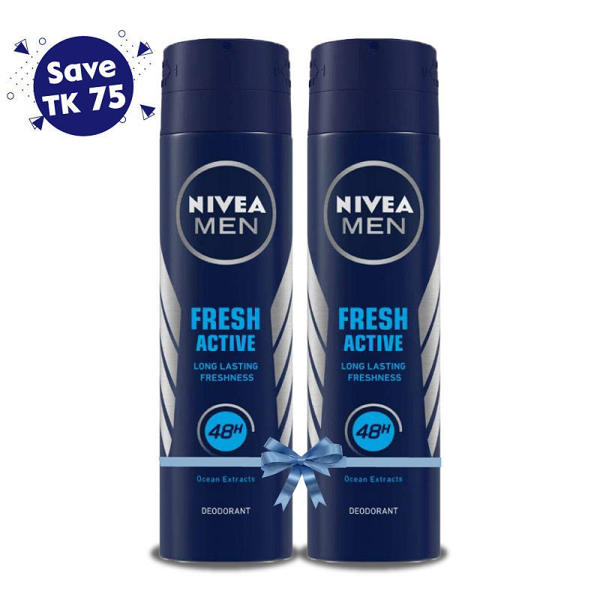 Picture of Nivea Men Body Spray Fresh Active 150ml Combo Offer