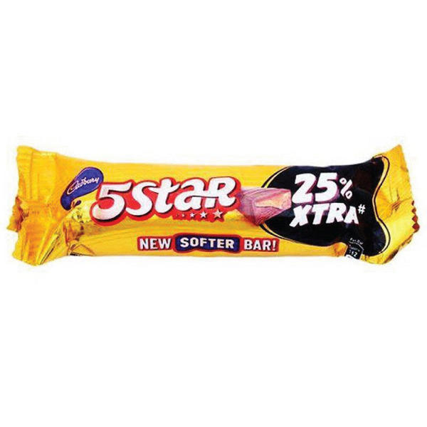 Picture of Cadbury 5 Star Chocolate Bar 25gm