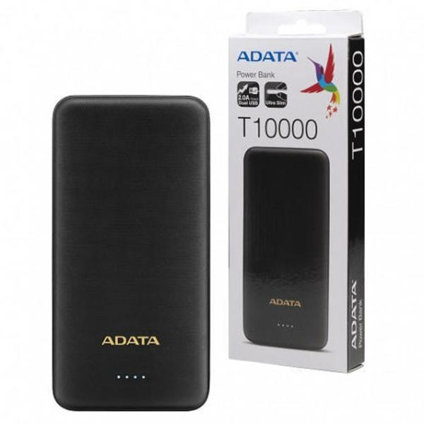 Picture of ADATA T10000 Black 10000 mAh Power Bank
