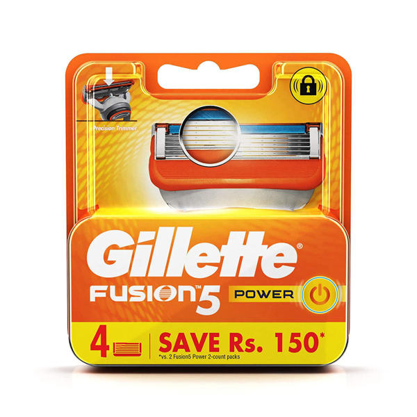 Picture of Gillette Fusion Power shaving Razor Blades - 4s Pack (Cartridge)