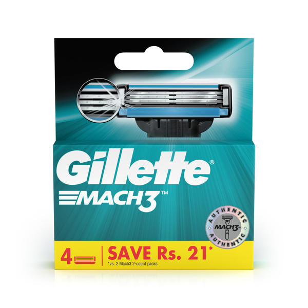 Picture of Gillette Mach3 Shaving 3-Bladed Cartridges  4