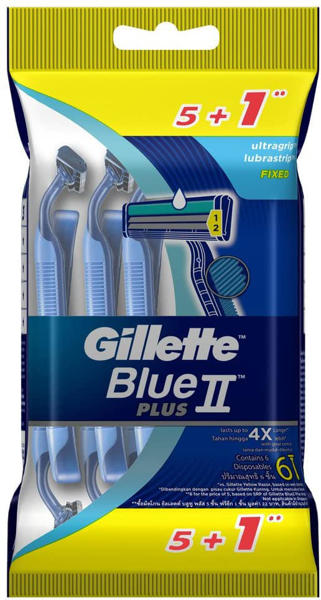 Picture of Gillette Blue 2 Plus Disposable Razor (Buy 5 Get 1 Free)
