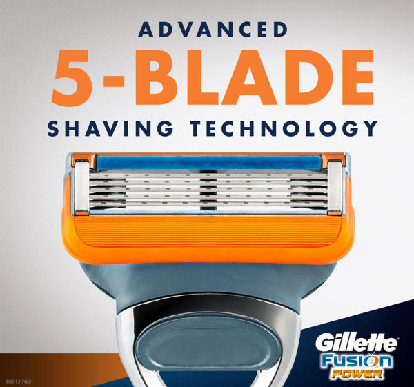 Picture of Gillette Fusion Manual Shaving Razor Blades - 6s Pack (Cartridge)