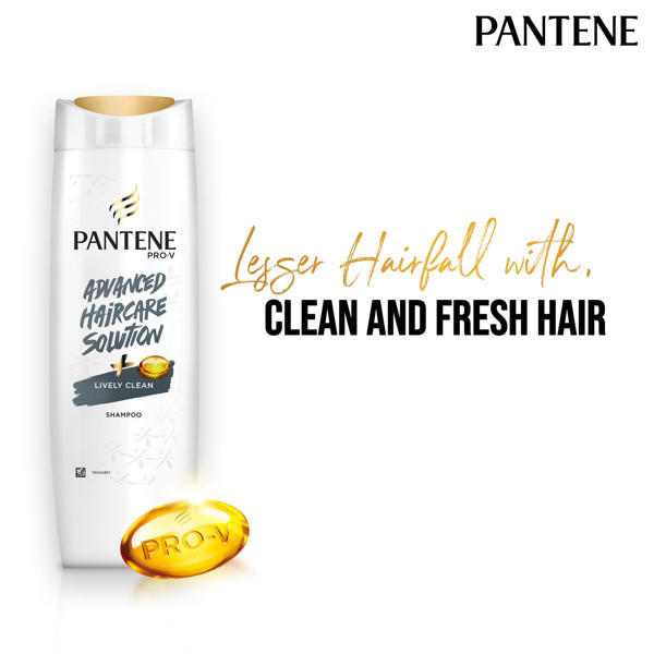 Picture of Pantene Advanced Haircare Solution, Lively Clean Shampoo for Women, 200ML